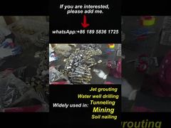 지하 광산 확장 셸 바위 볼트