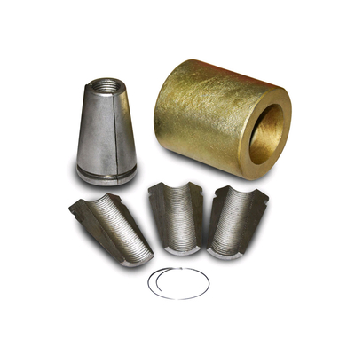 Single Hole Round Mono Post Tension Anchor Head Barrel And Wedge For Cables