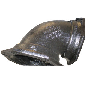 DI AWWA C153 Ductile Iron Pipe Fitting MJXMJ 90 Degree Elbow Bitumen Painting