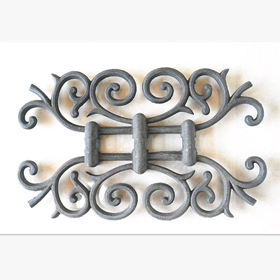 Decorative Cast Iron Fence Parts / Rosettes Ornament Cast Iron Gate Panels